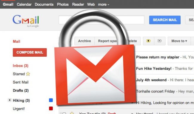 Secure Gmail mail